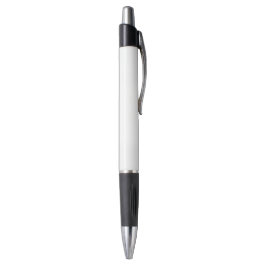 Caneta Cor Sólida Minimalista - Branco