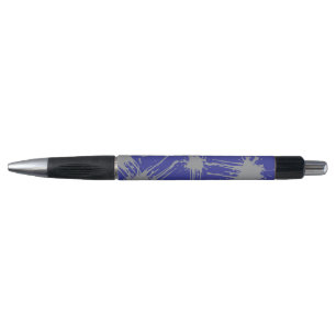Caneta Cosmo Azul Prata Clássico Emmy