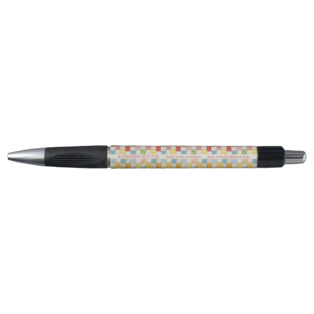 Caneta CRAZY QUILT Identificação Comercial Emmy Pen (Frente)