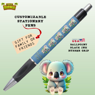 Caneta Cute Koala Bear australiano - 🐨 azul gráfico