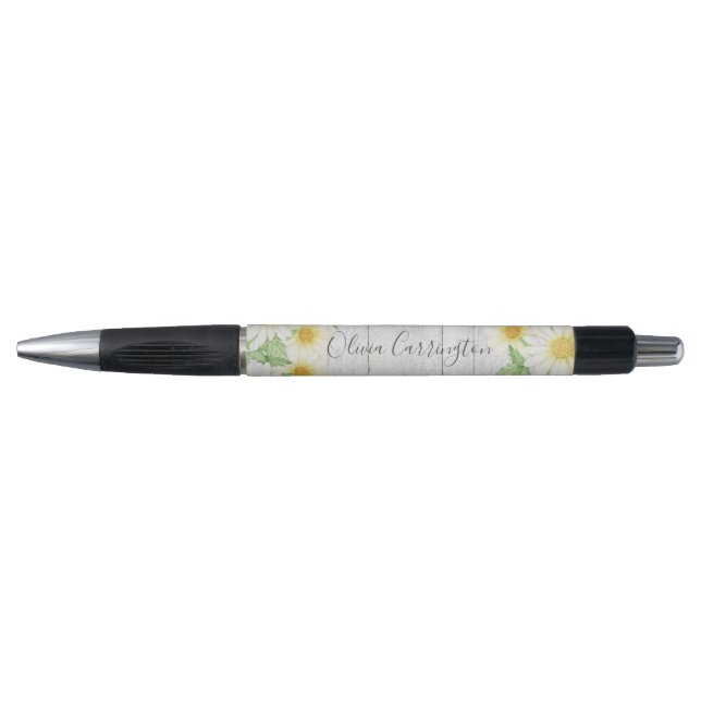 Caneta Daisies Personalizado Russo (Frente)