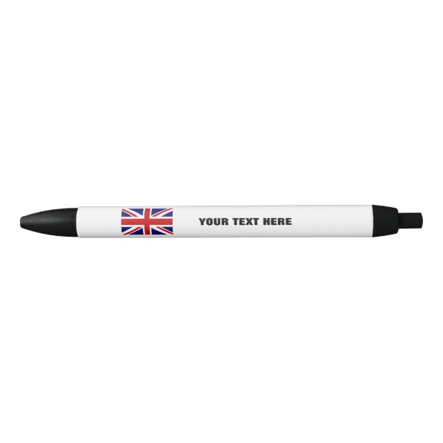 Caneta de bandeira da Union Jack Britânica com tex (Frente)