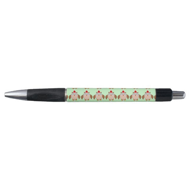Caneta de coruja de Natal (Frente)