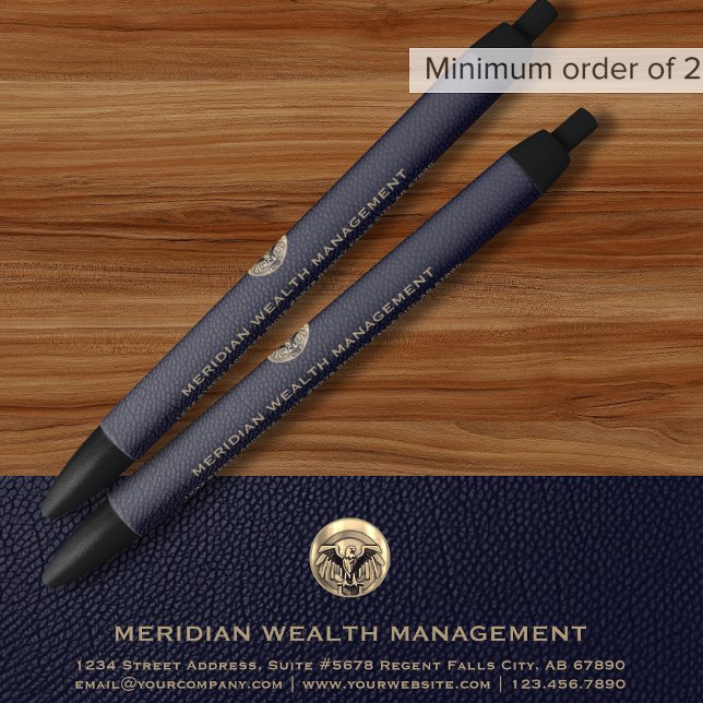 Caneta de logotipo Dourado escovado (Criador carregado)