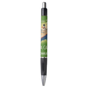 caneta de monograma personalizado de Viagens vinta