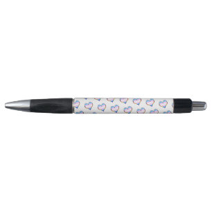 Caneta de Padrão de Coração Trans