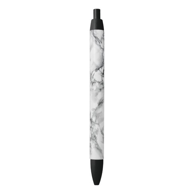 Caneta de Pedra Branco Marble (Frente Vertical)