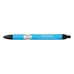 Caneta de Tinta Azul do Logotipo Personalizado da 