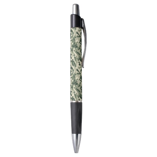 Caneta de tinta personalizada - Emmy-Green Camo Im (Parte Inferior (Vertical))