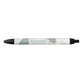 Caneta de Tinta Personalizada Verde da Elegant Min