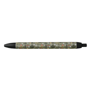 Caneta de Tinta Preta com Detecção de Metal