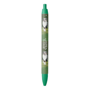 Caneta de tinta preta feita sob encomenda