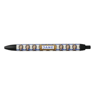 caneta de tinta preta personalizada