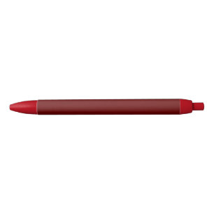Caneta de tinta preta vermelha do sangue