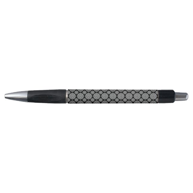 Caneta Desenho de Mandala Preto e Branco (Frente)