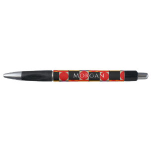 Caneta Desenho Geométrico, Nome, Vermelho & Preto