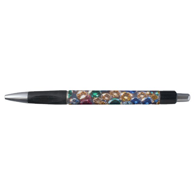 Caneta Diamantes De Muitas Cores (Frente)