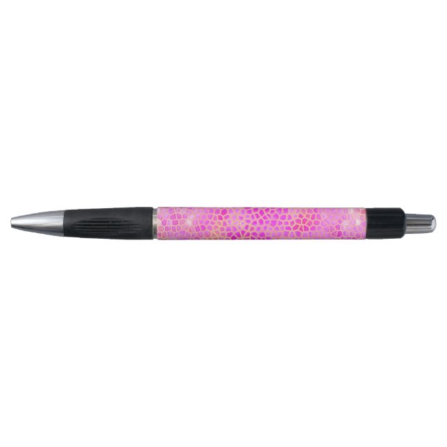 Caneta Dinossauro Rosa (Frente)