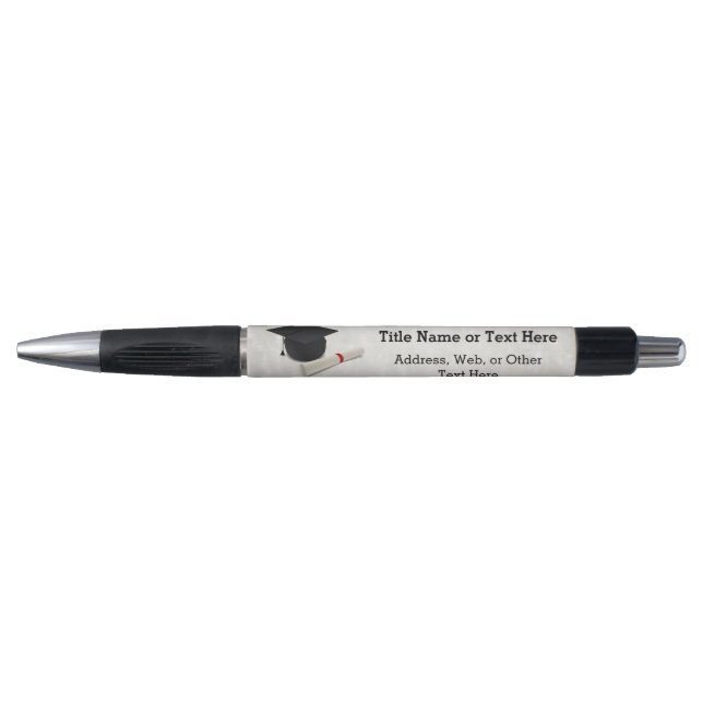 Caneta Diploma do boné de formatura personalizável (Frente)