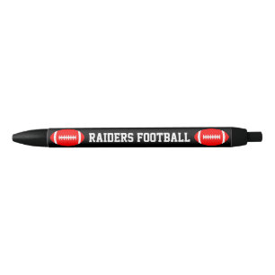 Caneta do Red Football Custom Team Name ou do Text