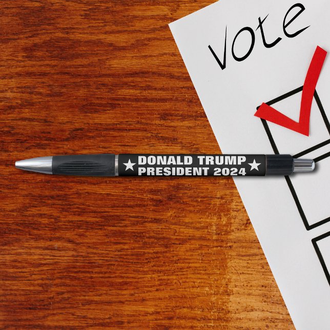 Caneta Donald Trump Presidente 2024 (Trump 2024)