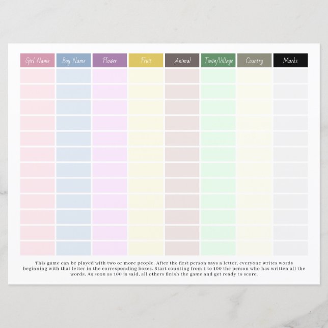 Caneta e papel divertidos com a família, amigos, f (Frente)