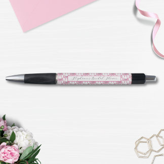 Caneta Ela é Casando de Arco de Rosa