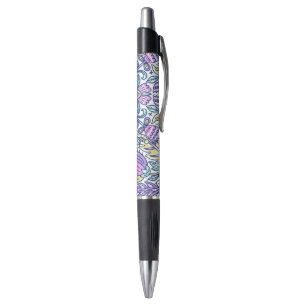 Caneta Elegante de Natureza Colorida da Flor de Água
