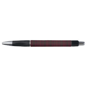 Caneta Elegante Xadrez Burgundy