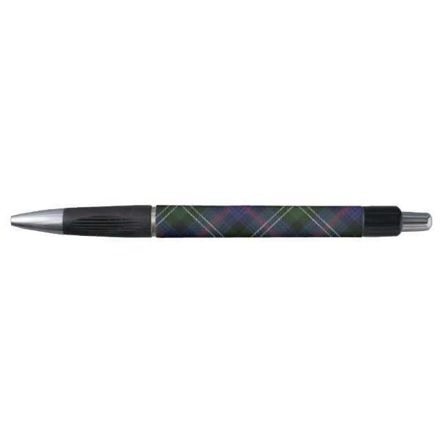 Caneta Elegante Xadrez Rústico Clã Sutherland Tartan (Frente)