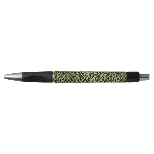 Caneta Emerald e Dourado Safari Series Design 8 (Frente)