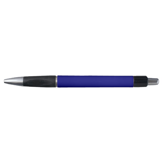 Caneta Emmy Azul Profundo Sólida e Elegante (Frente)