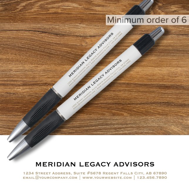 Caneta Empresa de Tipografia Simples (Criador carregado)