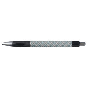 Caneta Escocês, preto e branco, tartan, na moda, clássi