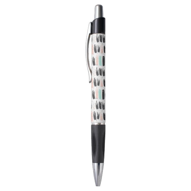 Caneta Escovas & teste padrão dos cursos da tinta (Topo (Vertical))