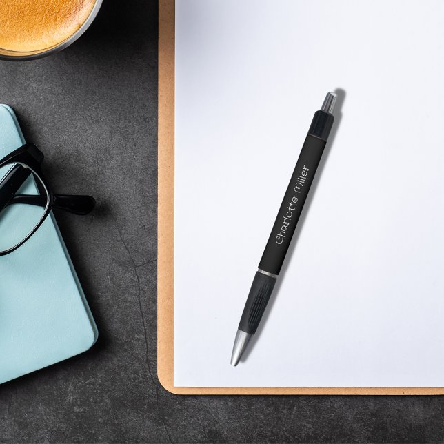 Caneta Escrita de nome preto (Criador carregado)