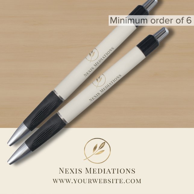 Caneta Escritório de Logotipo Elegante Simples (Criador carregado)