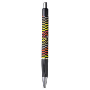 Caneta Espiral Azul Amarelo Vermelho por Kenneth Yoncich