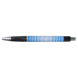 Caneta Espiral branca e azul