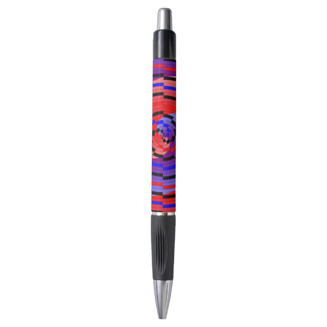Caneta Espiral Red & Blue Counter de Kenneth Yoncich (Frente Vertical)