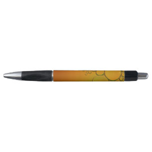 Caneta essas bolhas laranja