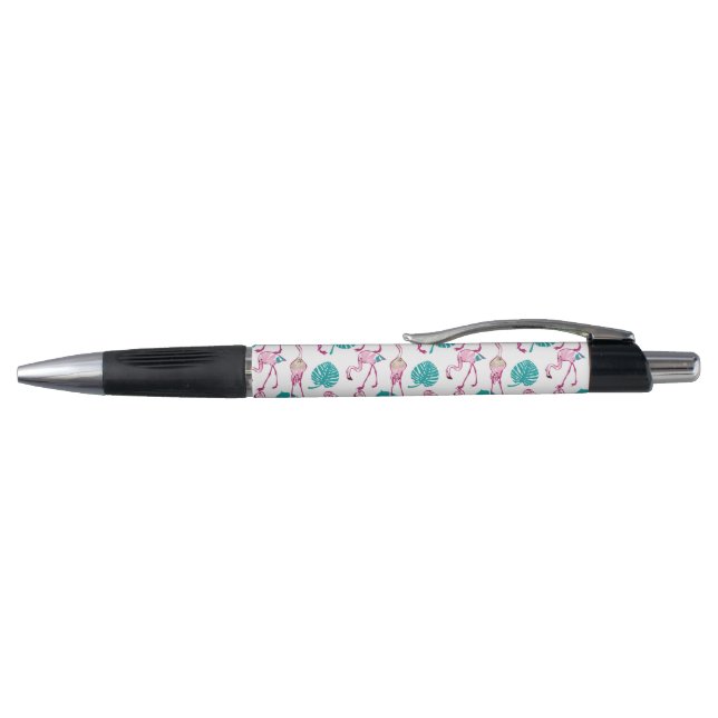 Caneta Flamingos Rosa (Topo)