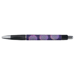 Caneta Flor da Vida - Galáxia Estilo Vintage Espaço 1