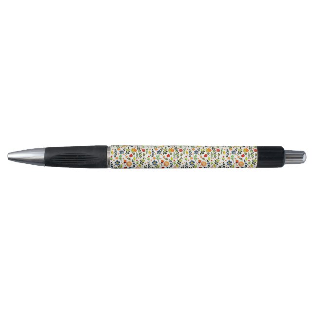 Caneta Floral brilhante (Frente)