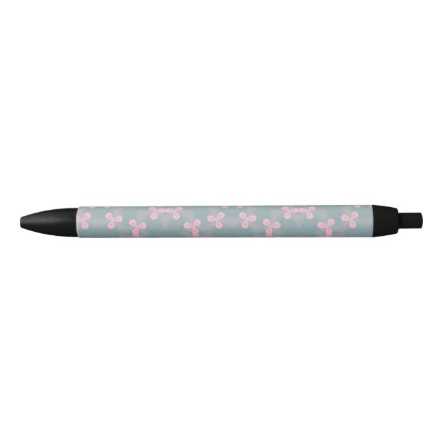 Caneta Floral Cor-de-Rosa Fresca para Escrevendo | (Frente)