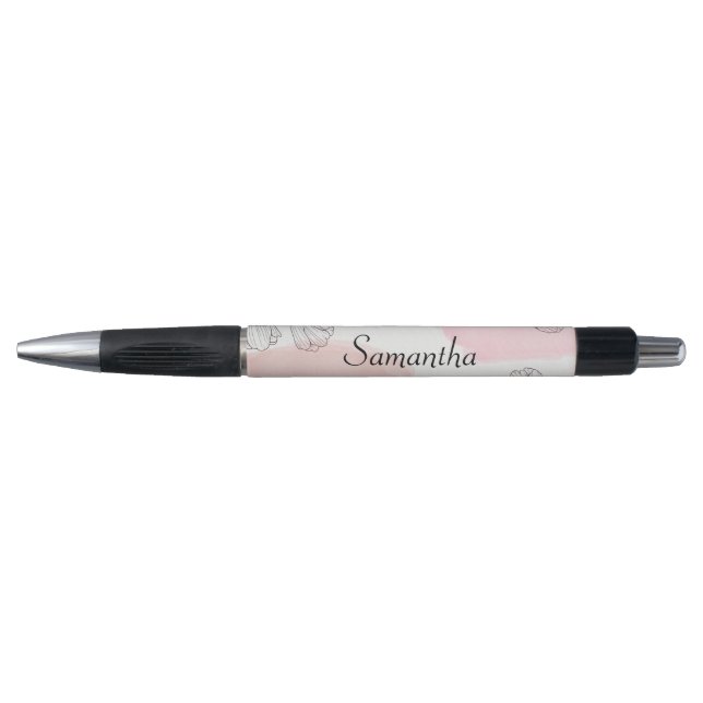Caneta Floral e Aquarela (Frente)