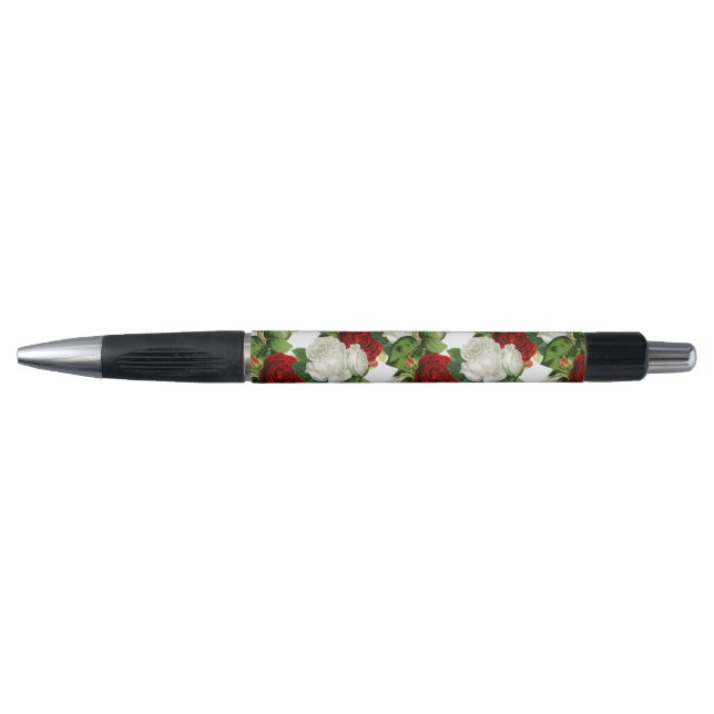 Caneta Floral Rosa Vintage (Frente)