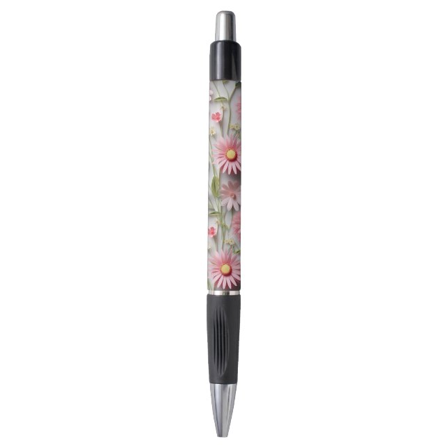 Caneta Flores 3D- (Frente Vertical)