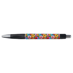 Caneta Flores Multicoloridas Florais Padrão-36355