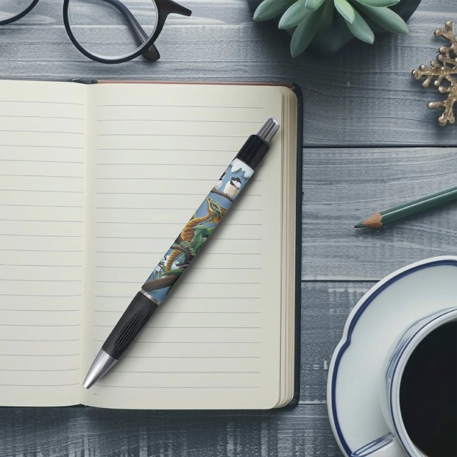 Caneta Frango Verde Dragão Inverno (Criador carregado)